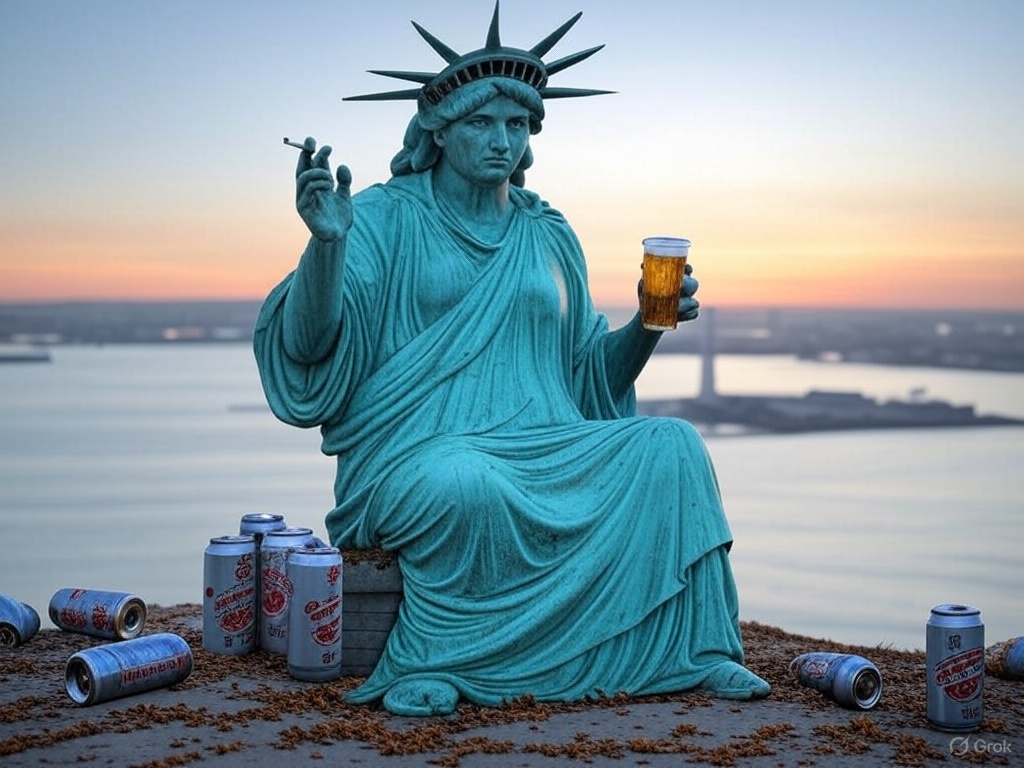 Statue of Liberty is waiting too!